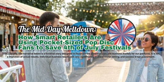 The Mid-Day Meltdown: How Smart Retailers Are Using Pocket-Sized Pop Disc Fans to Save 4th of July Festivals