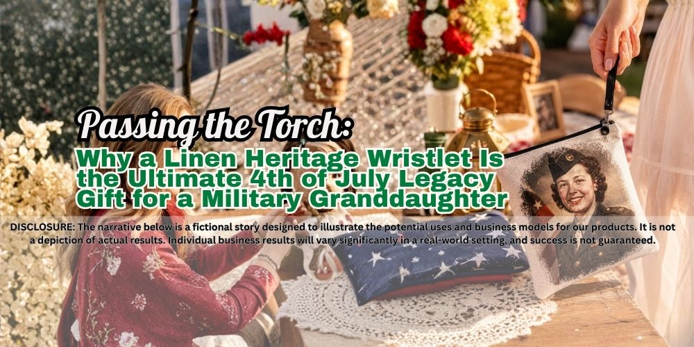 Passing the Torch: Why a Linen Heritage Wristlet Is the Ultimate 4th of July Legacy Gift for a Military Granddaughter