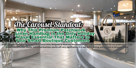 The Carousel Standout: Why This Premium Patchwork Linen Handbag Is the Only Holiday Travel Essential That Matters to Your Smart Boutique Customers