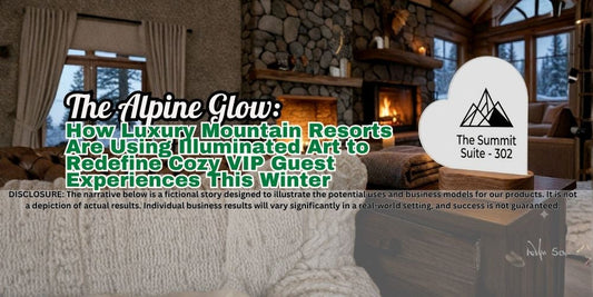 The Alpine Glow: How Luxury Mountain Resorts Are Using Illuminated Art to Redefine Cozy VIP Guest Experiences This Winter