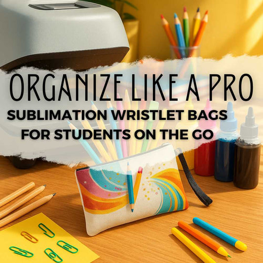 Organize Like a Pro: Sublimation Wristlet Bags for Students on the Go