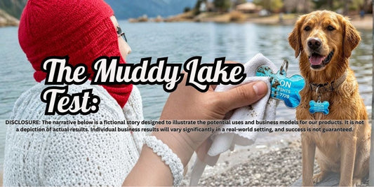 The Muddy Lake Test: Why Custom Aluminum Tags Are the Ultimate High-Margin Secret for Pet Side Hustlers This Season