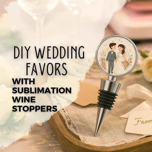 Sublimation Blanks Wine Stopper – Square Shape | Round Shape