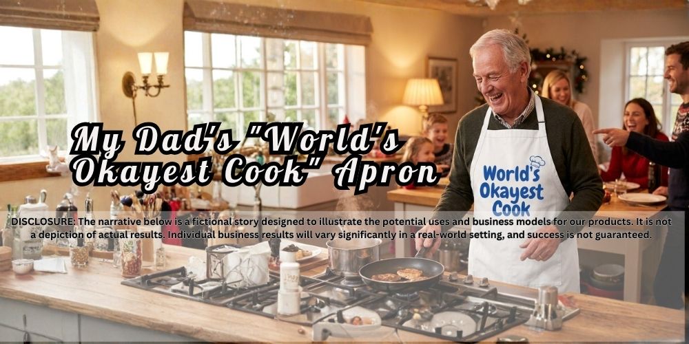 My Dad's "World's Okayest Cook" Apron Started a Whole Family Ranking System