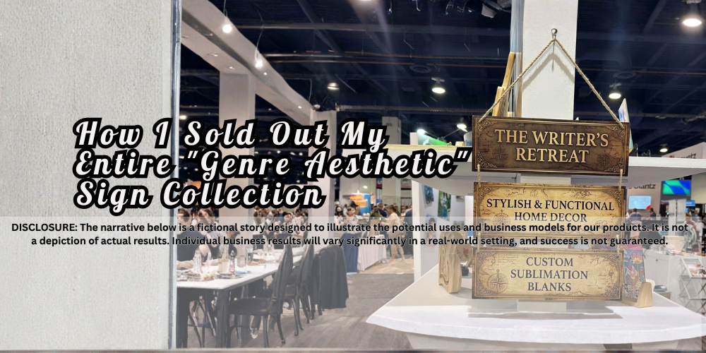 How I Sold Out My Entire "Genre Aesthetic" Sign Collection on BookTok Before Book Reading Day