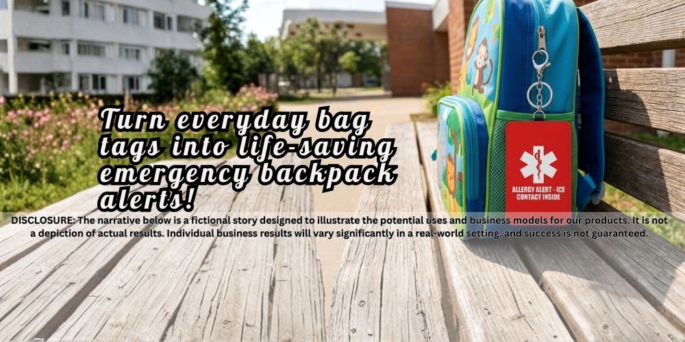 The Parent Peace-of-Mind Product: Printing Medical & Emergency Contact Tags for Kids' Backpacks