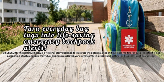 The Parent Peace-of-Mind Product: Printing Medical & Emergency Contact Tags for Kids' Backpacks