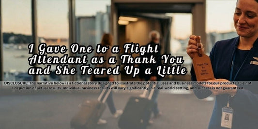 I Gave One to a Flight Attendant as a Thank You and She Teared Up a Little