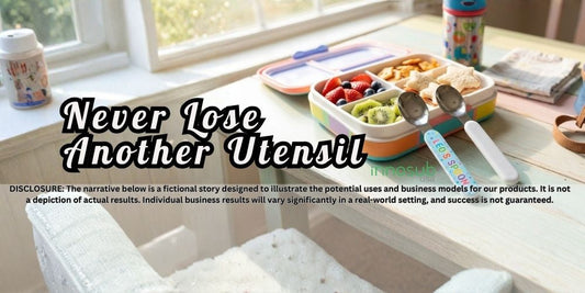Never Lose Another Utensil: The Name-Labeled Cutlery Saving Daycare Parents Money