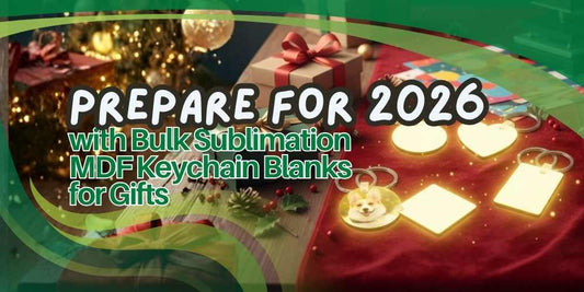 Prepare for 2025 with Bulk Sublimation MDF Keychain Blanks for Gifts USA 2026
