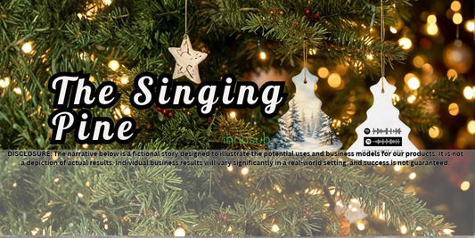 The Singing Pine: How Scannable Soundwave Ornaments Blew Up Our Etsy Shop