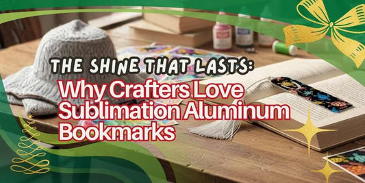 Sublimation Blanks Aluminum Bookmark 5" Two Sided