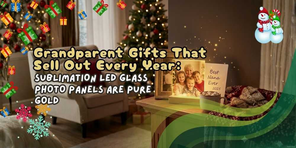 Grandparent Gifts That Sell Out Every Year: Sublimation LED Glass Photo Panels Are Pure Gold