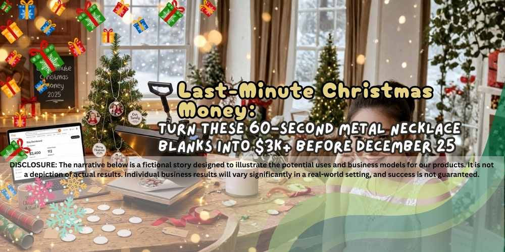 Last-Minute Christmas Money: Turn These 60-Second Metal Necklace Blanks into $3K+ Before December 25