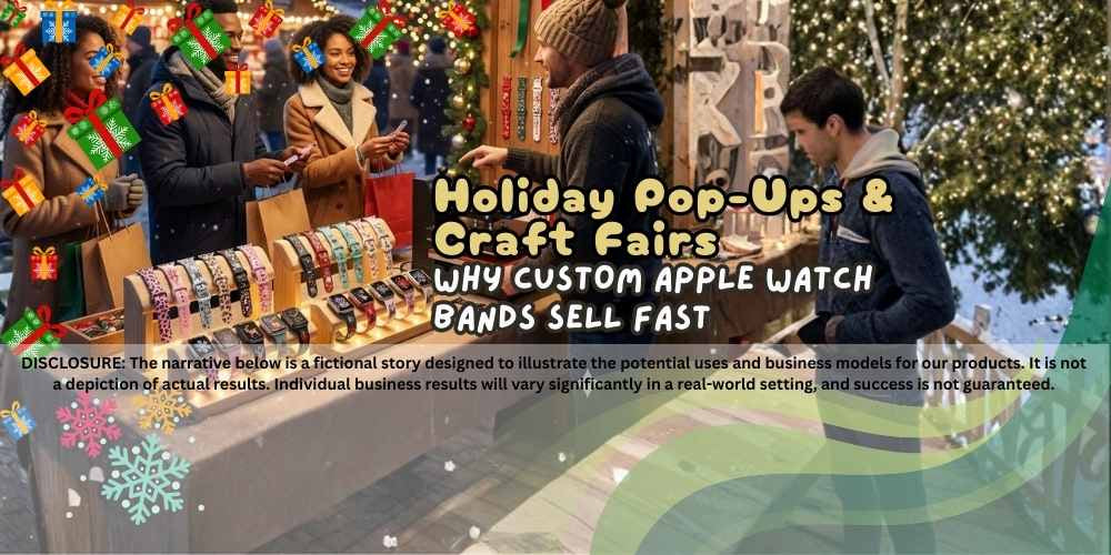 Holiday Pop-Ups & Craft Fairs: Why Custom Apple Watch Bands Sell Fast