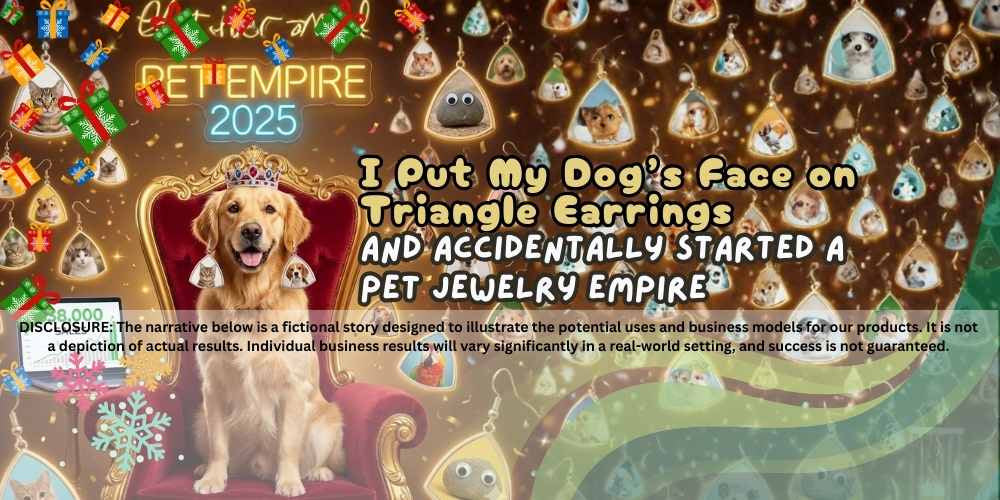 I Put My Dog’s Face on Triangle Earrings and Accidentally Started a Pet Jewelry Empire