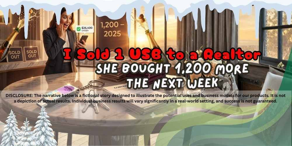I Sold 1 USB to a Realtor… She Bought 1,200 More the Next Week