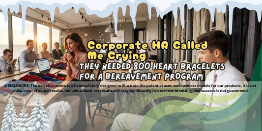 Corporate HR Called Me Crying: They Needed 800 Heart Bracelets for a Bereavement Program