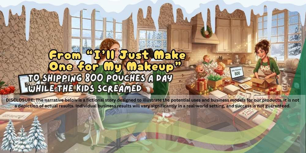 From “I’ll Just Make One for My Makeup” to Shipping 800 Pouches a Day While the Kids Screamed