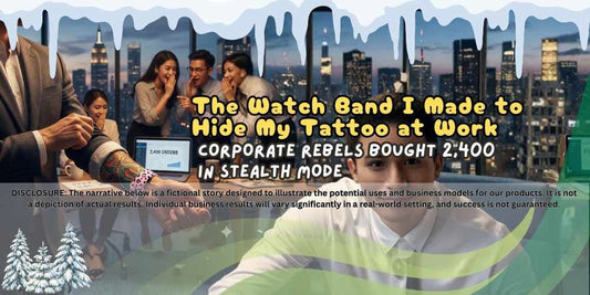 The Watch Band I Made to Hide My Tattoo at Work – Corporate Rebels Bought 2,400 in Stealth Mode