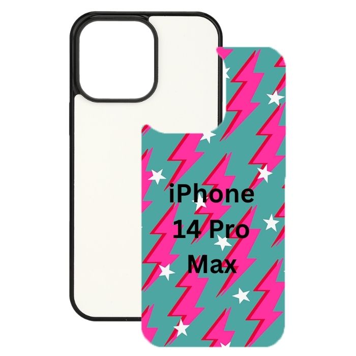 Sublimation Blanks Phone Cases for iPhone 16/15/14/13/12 Pro MAX -Tempered Glass Insert