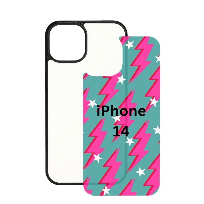 Sublimation Blanks Phone Cases for iPhone 16/15/14/13/12 Pro MAX -Tempered Glass Insert