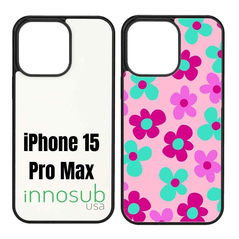 Sublimation Phone Rubber Cases for iPhone 17|16|15|14|13|12|11|Air|Plus|Pro|ProMax - Aluminum Insert
