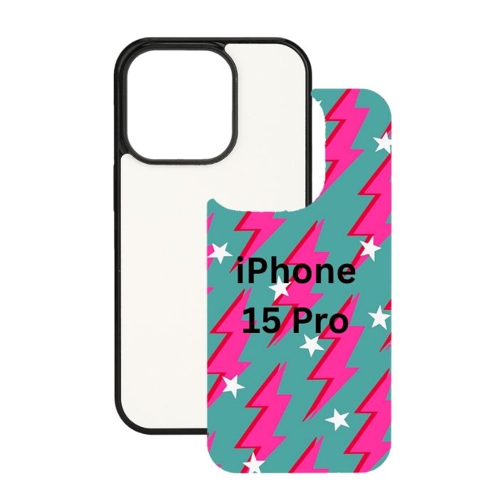 Sublimation Blanks Phone Cases for iPhone 16/15/14/13/12 Pro MAX -Tempered Glass Insert