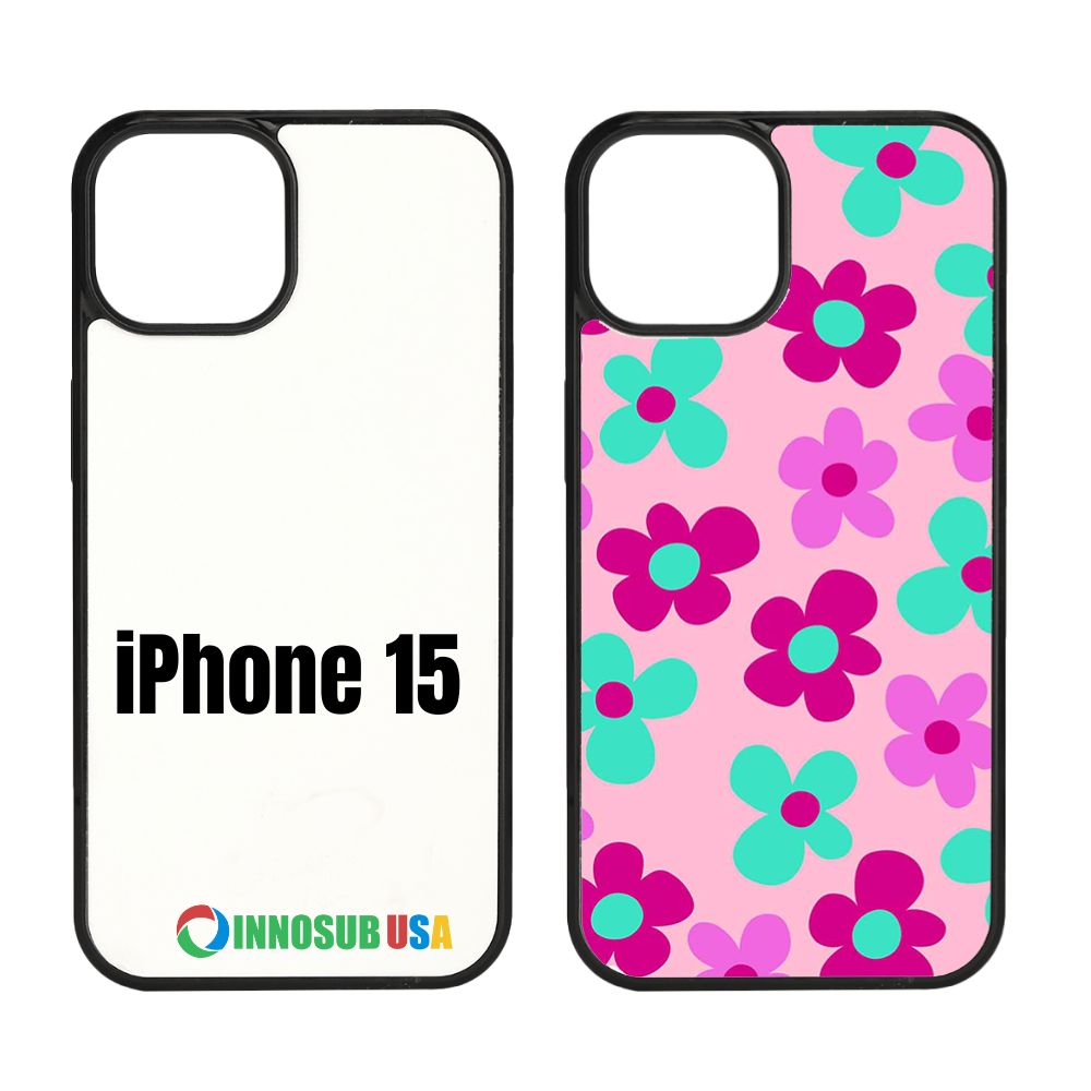 Sublimation Phone Rubber Cases for iPhone 16/15/14/13/12/11 | Aluminum Insert