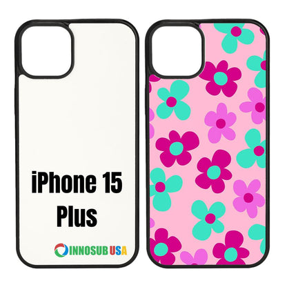 Sublimation Phone Rubber Cases for iPhone 16/15/14/13/12/11 | Aluminum Insert