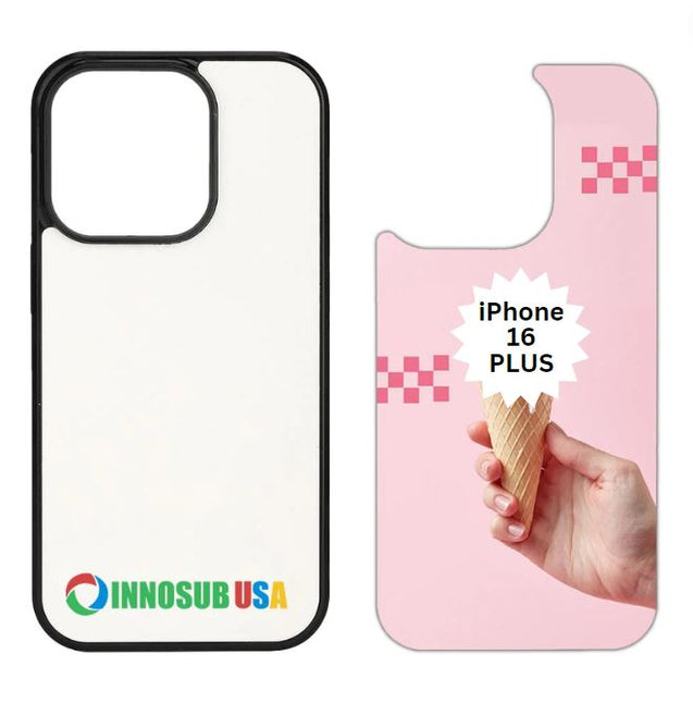 Sublimation Phone Cases for iPhone 16/15/14/13/12/11 | Rubber | Aluminum | Glass | Flip Wallet