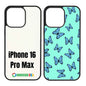 Sublimation Phone Rubber Cases for iPhone 16/15/14/13/12/11 | Aluminum Insert