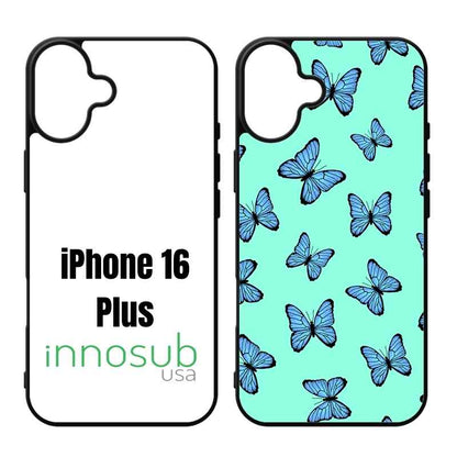 Sublimation Phone Rubber Cases for iPhone 17|16|15|14|13|12|11|Air|Plus|Pro|ProMax - Aluminum Insert