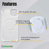 3D Sublimation magsafe blank cases for iphone 14 by innosub