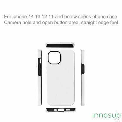 Sublimation Blanks 3D Magnetic Phone Cases for iPhone 12 13 14 15 16 |  2in1 Tough Case