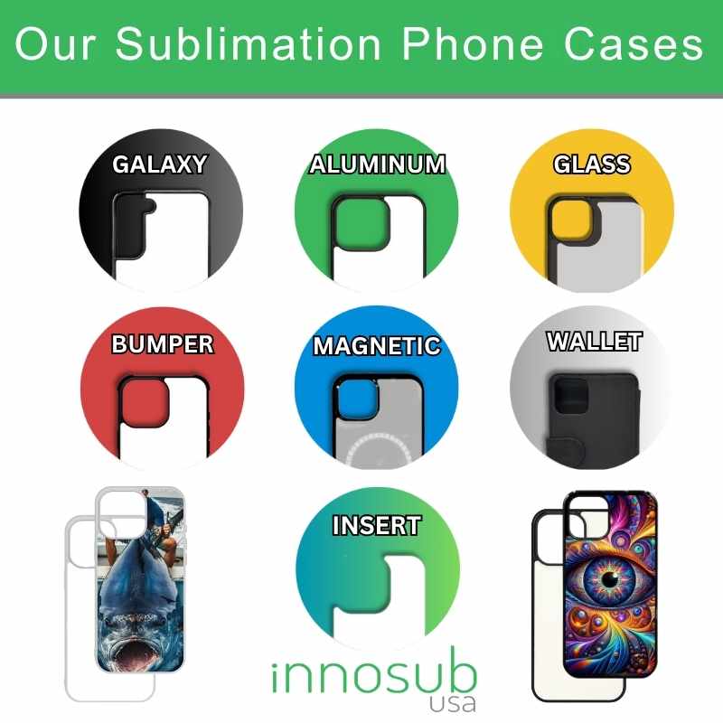 Sublimation Blanks 3D Magnetic Phone Cases for iPhone 12 13 14 15 16 |  2in1 Tough Case