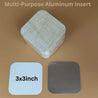 Multi-Purpose Aluminum Insert 3x3 inch -For Sublimation Printing / DIY / Crafting Supplies