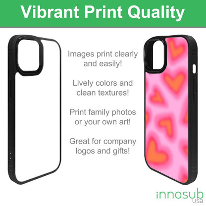 Sublimation Blanks 2D Magnetic Rubber Cases for iPhone 12|13|14|15|16|17|Air|Plus|Pro|Pro Max