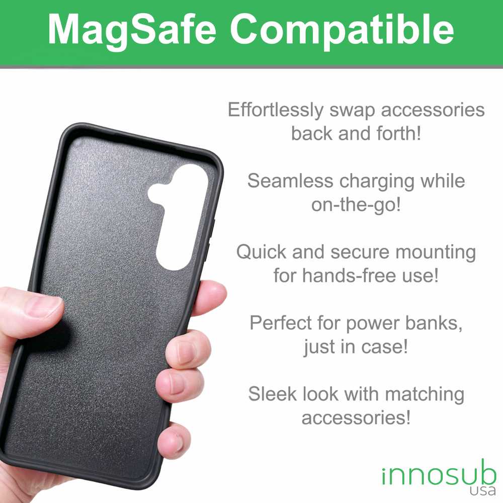 Sublimation Blanks 2D Magnetic Rubber Cases for Samsung Galaxy S25 S24 Ultra | Plus