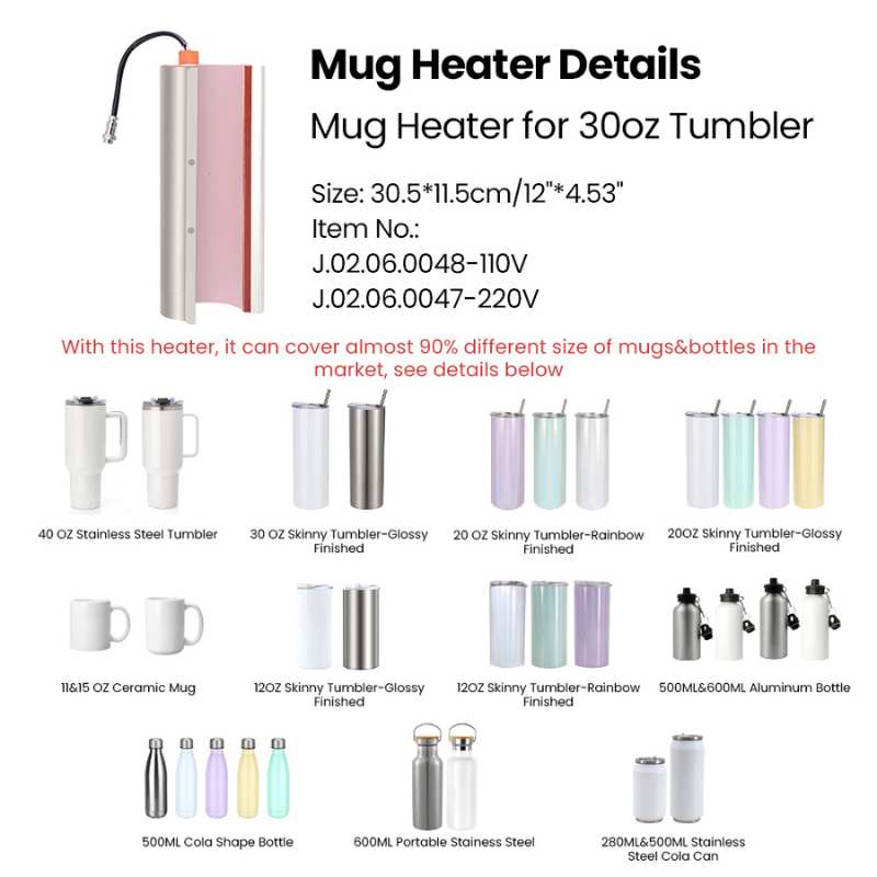 innosub usa mug tumblers heat press 