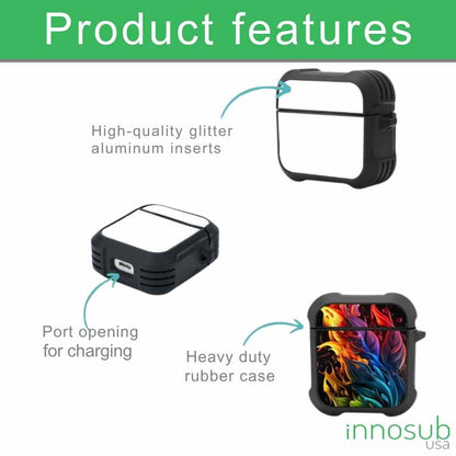 Sublimation Blanks AirPods Case 4 / 3 / 2 / 1 / AirPods Pro | Plastic Case & Rubber Case