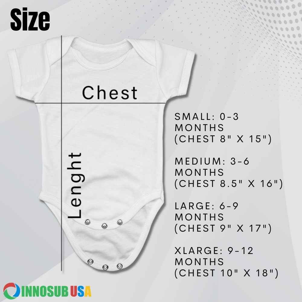 sublimation blank baby onesie by innsub usa