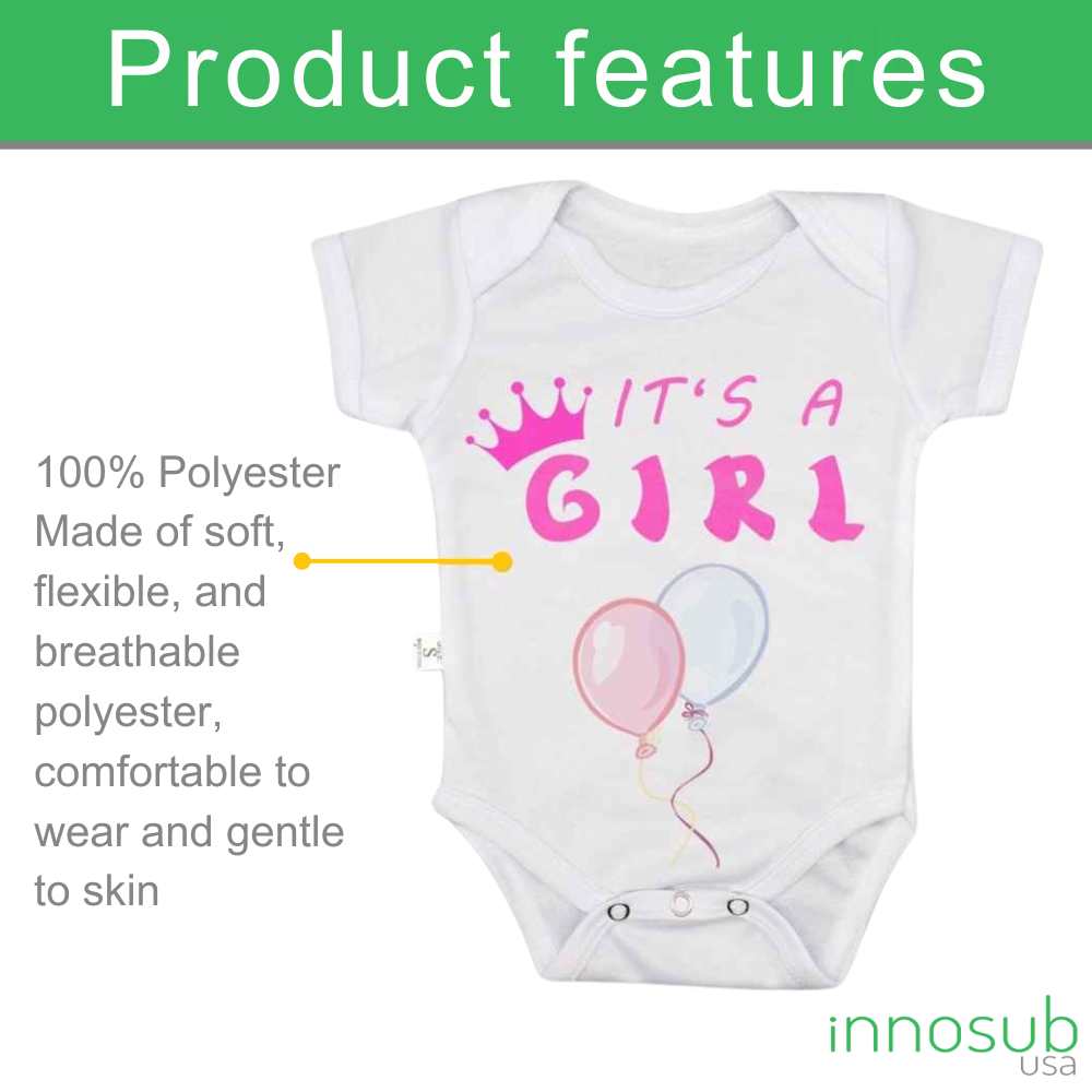Sublimation Blank Baby Onesie Polyester White 100% polyester by INNOSUB USA