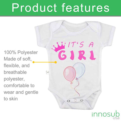 Sublimation Blank Baby Onesie Polyester White 100% polyester by INNOSUB USA