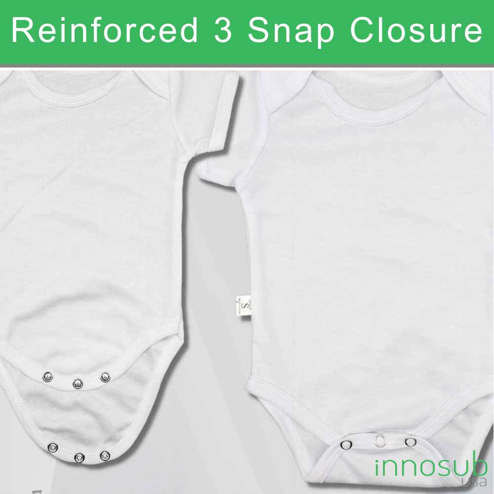 Sublimation Blank Baby Onesie Polyester White 100% polyester by INNOSUB USA