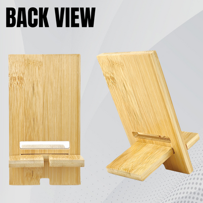 Sublimation Blanks Bamboo Mobile Phone Stand-Holder For iPhone/Android