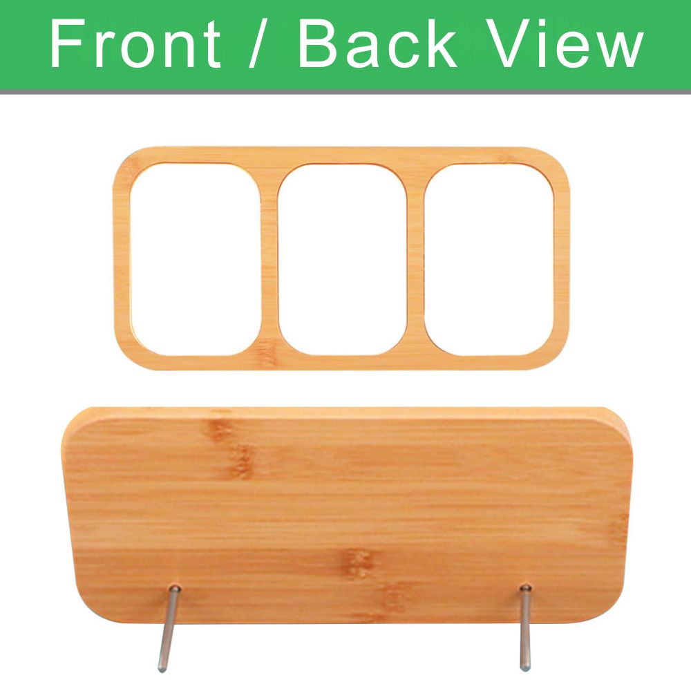 Bamboo Photo Frame - 3 Ovals