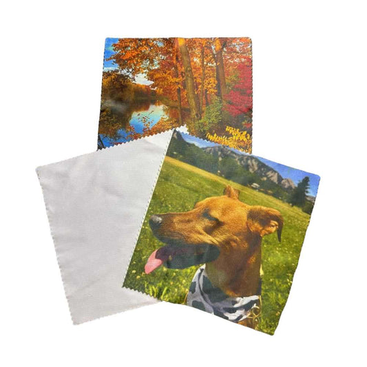 Sublimation Blank Microfiber Lens Cloth – Personalized Eyeglass Cleaner