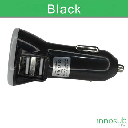 Sublimation Car Charger with 2 USB Ports