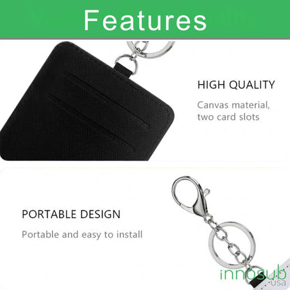Sublimation Blanks Card holder keychain & Bag Tag